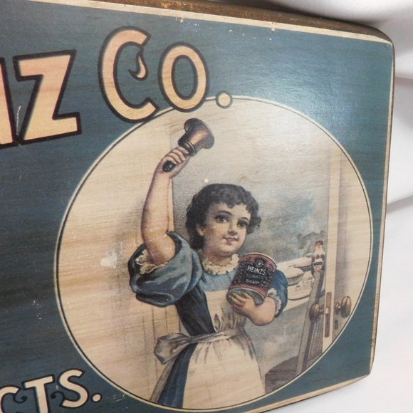 H.J. Heinz Co. Pickles and Food Products Wood Sign - Picture 6 of 6